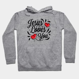 Jesus loves you Hoodie